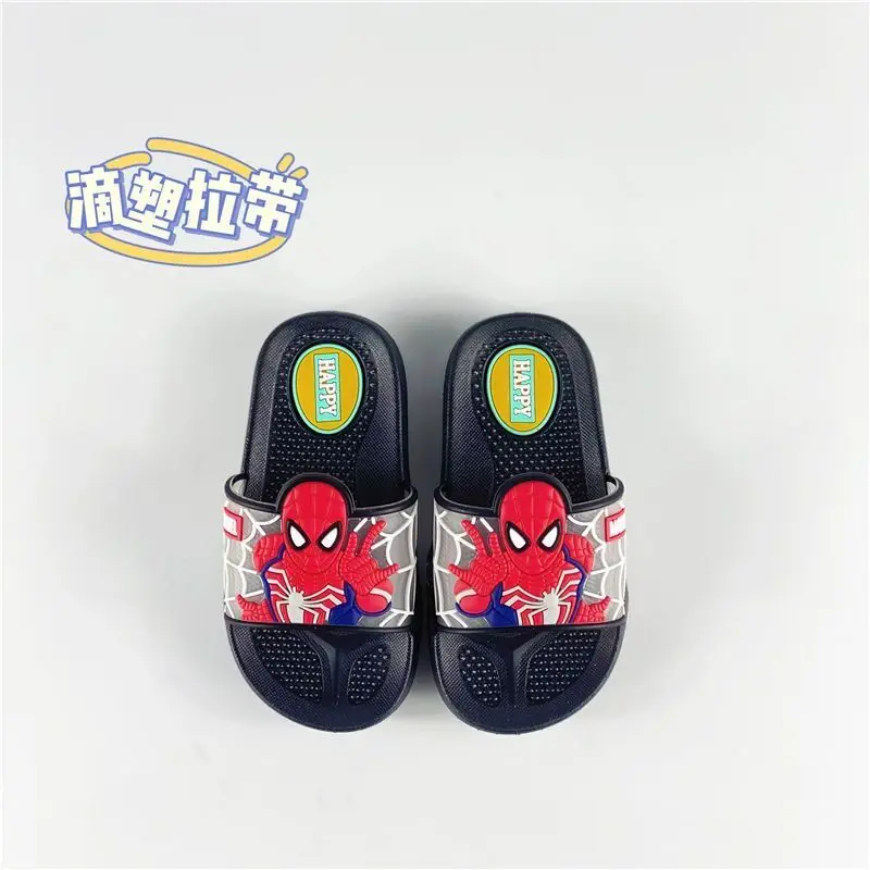 Disney Kids Sandals Cartoon Summer Non-slip Children Boys Girls Baby Slippers Soft Sole Garden Shoes Anti-Slip