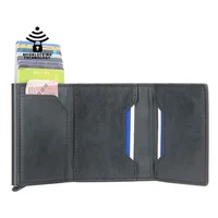 Anti Thief Rfid Credit Card Holder Smart Minimalist Wallet Pocket Men Women Slim Cardholder Bank Cash Creditcard Case Bag Purse 2