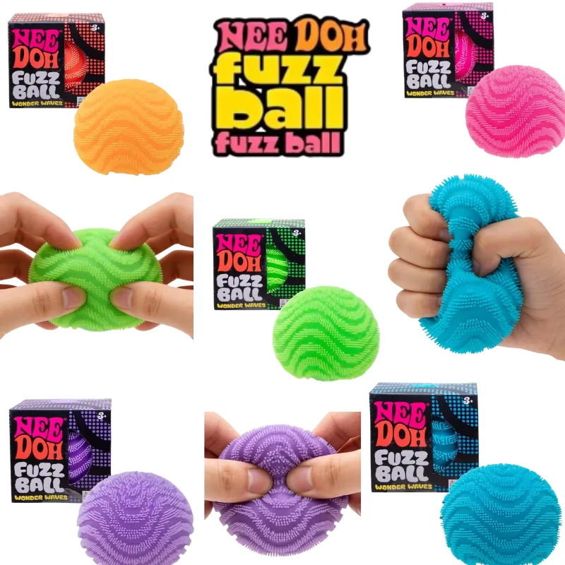 Nee doh wonder waves fuzz sensorische fidget bal stressverlichting_voghion.com