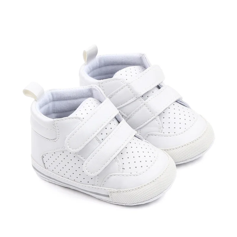 New 0-18M Baby Shoes Boy Newborn Infant Toddler Casual Comfor Cotton Sole Anti-slip PU Leather First Walkers Crawl Crib Shoes 5