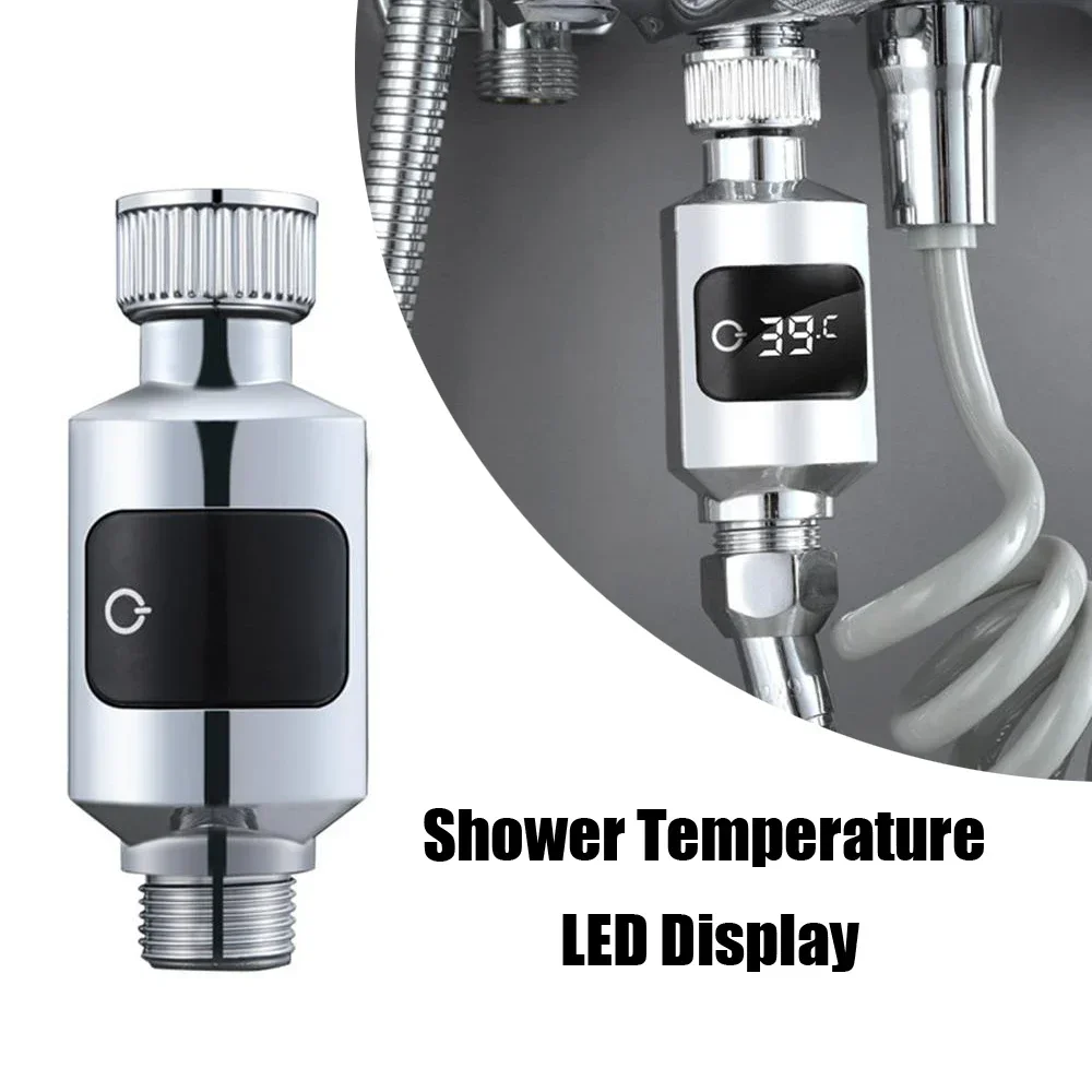 ElectricityLEDDisplayWaterShowerThermometerBathroomFaucetsWater