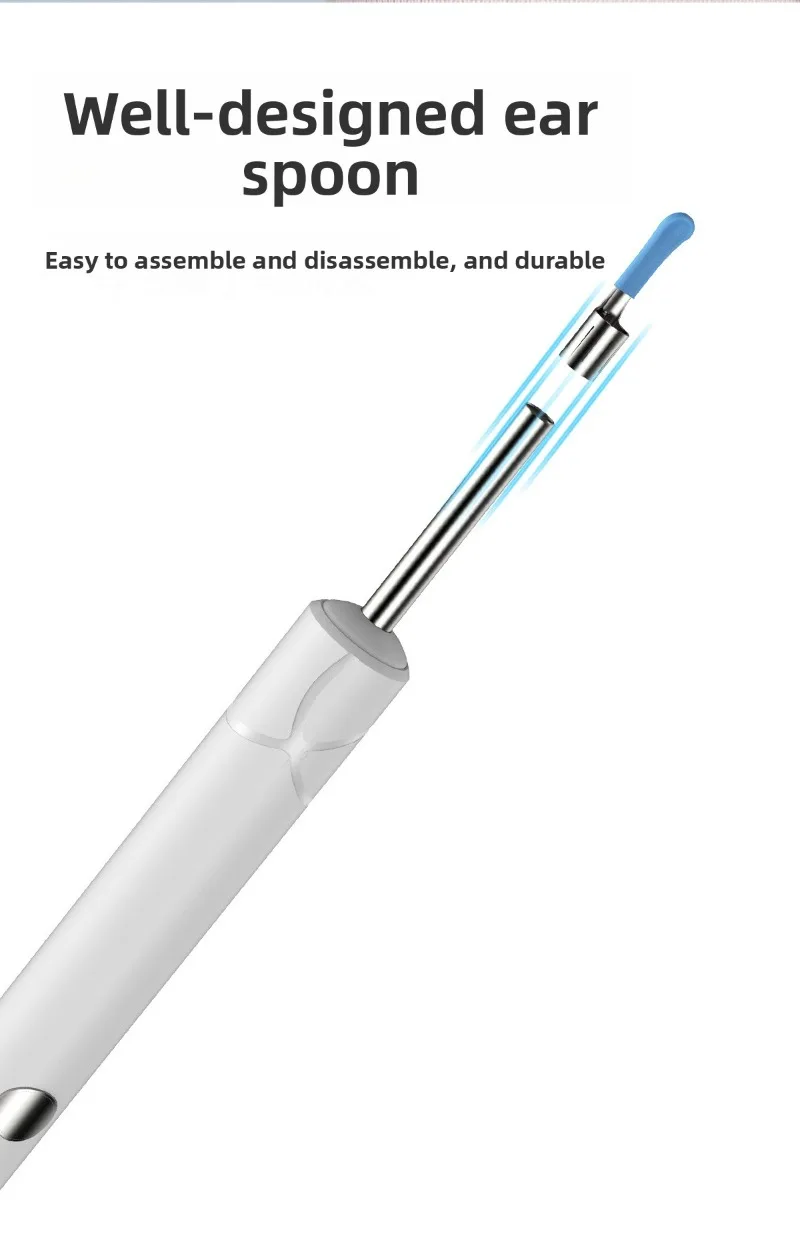 Rechargeable Wireless Ear Wax Removal Tool With 5mp Camera Set_voghion.com