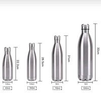 350/500/750/1000ml Double Wall Stainles Steel Thermal Water Bottle Sport Thermos Bottle Keep Hot and Cold Insulated Vacuum Flask 2