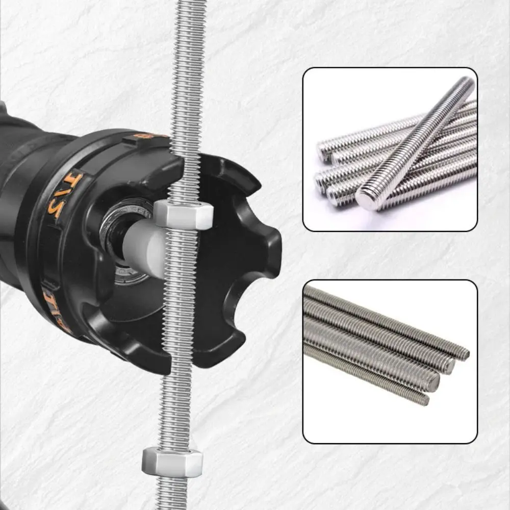 High-Hardness Nut Drill Bit Socket Wrench 1/2 1/4 3/8 Rapid Change Mechanism Nut Zipper Drill Attachment anti slip