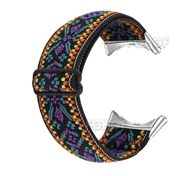 Elastic Nylon Replacement Bracelet Wristband for Watch 5 41mm (Bohemia purple)