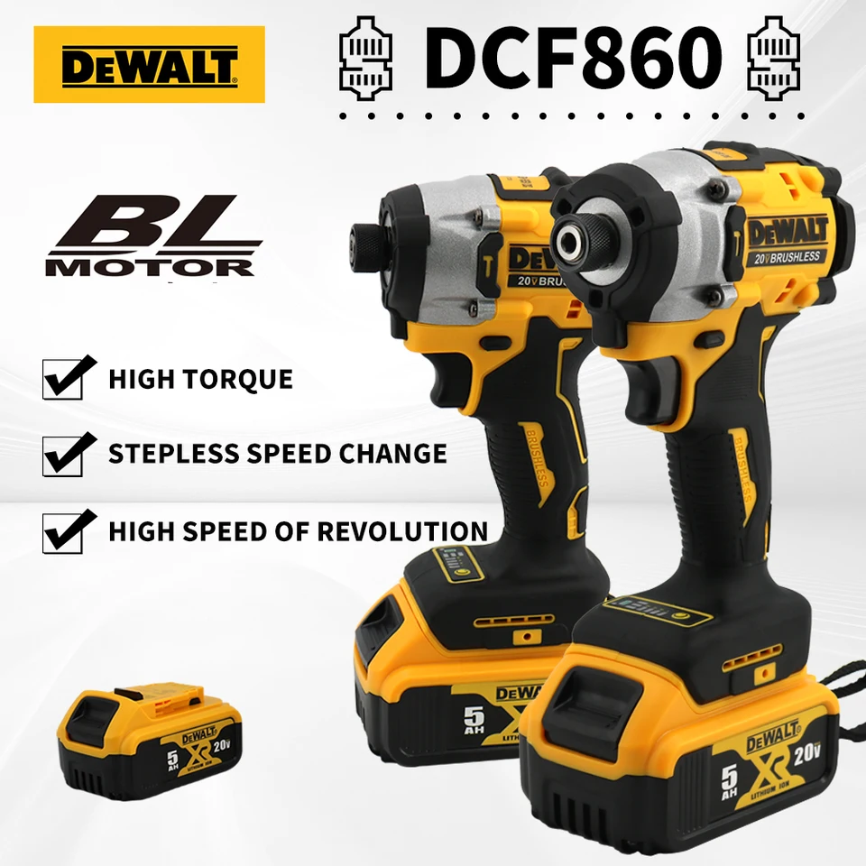 강력한 성능과 합리적인 가격의 Dewalt 브러시리스 무선 다기능 임팩트 드릴