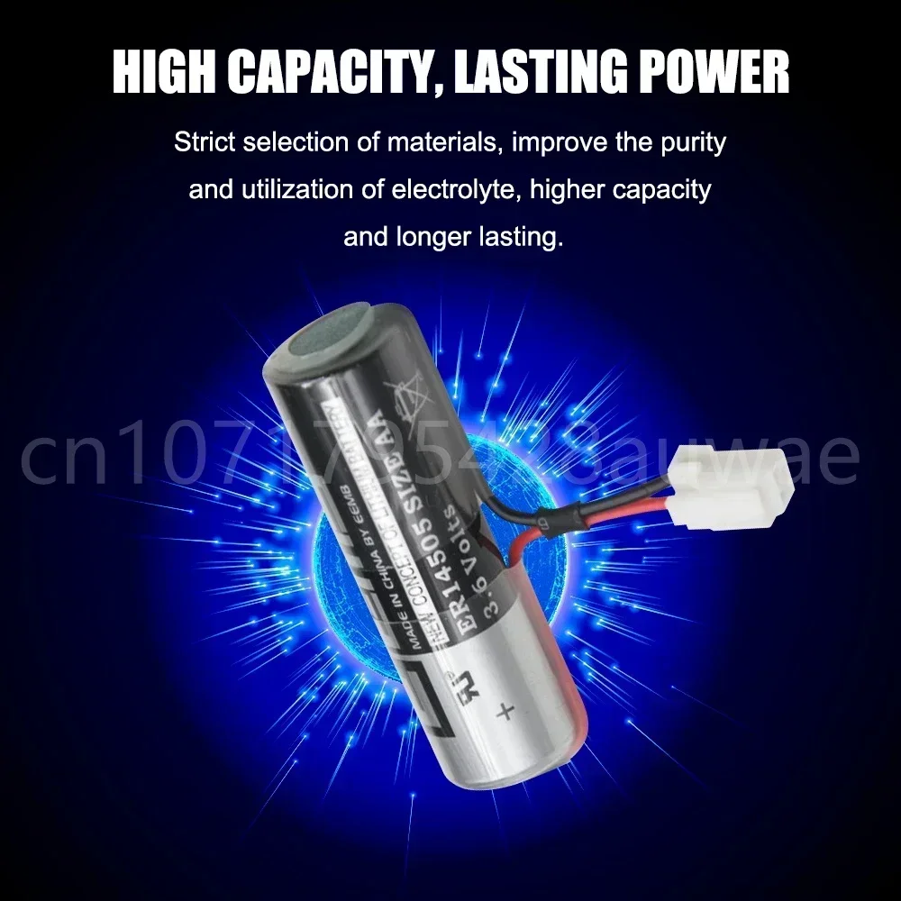 10PCS ER14505 ER14505H AA 3.6V 2400mAh Energy Lithium Battery Smart Meter Battery with Plug 4