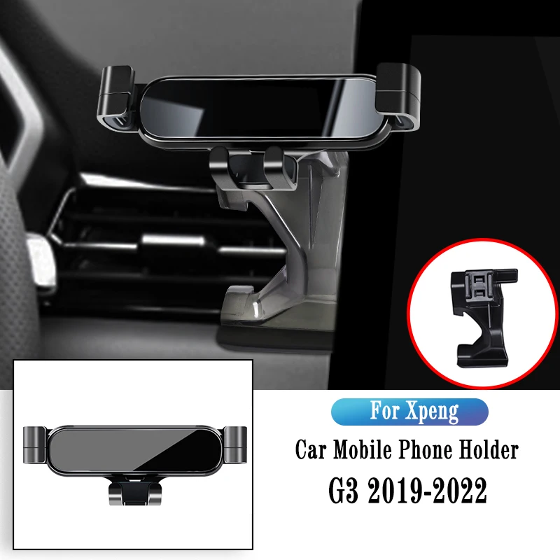 

Car Mobile Phone Holder Air Vent Clip GPS Stand Gravity Navigation Bracket For XPeng G3 2019-2022 Car Accessories