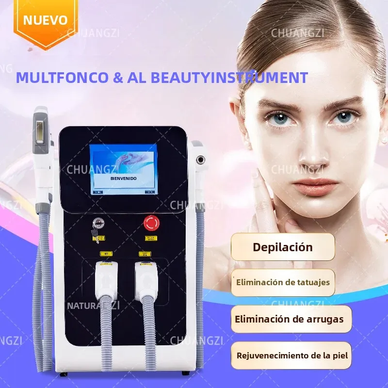 Nd Yag Laser Diodo Para Manchas Cara Máquina Láser Multifunción