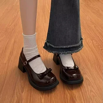 Spring and Autumn Elegant Round Head Sexy Low Heel Casual Single Shoes Fashionable Best Selling New Comfortable Women's Shoes 1