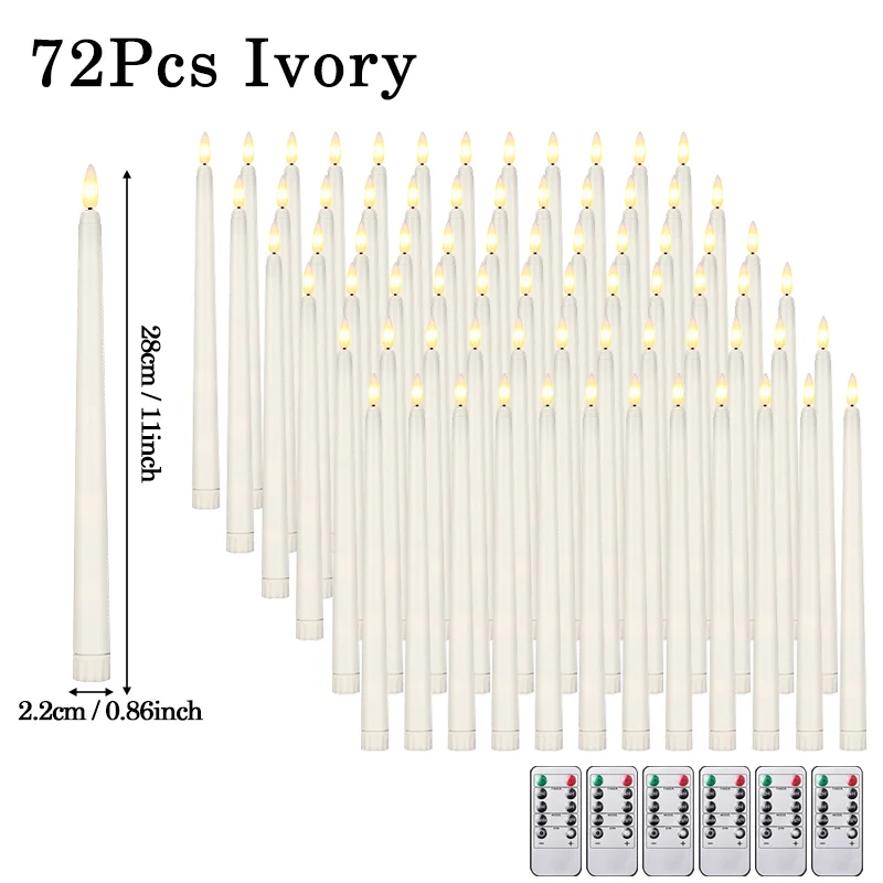 Ivory 72Pcs