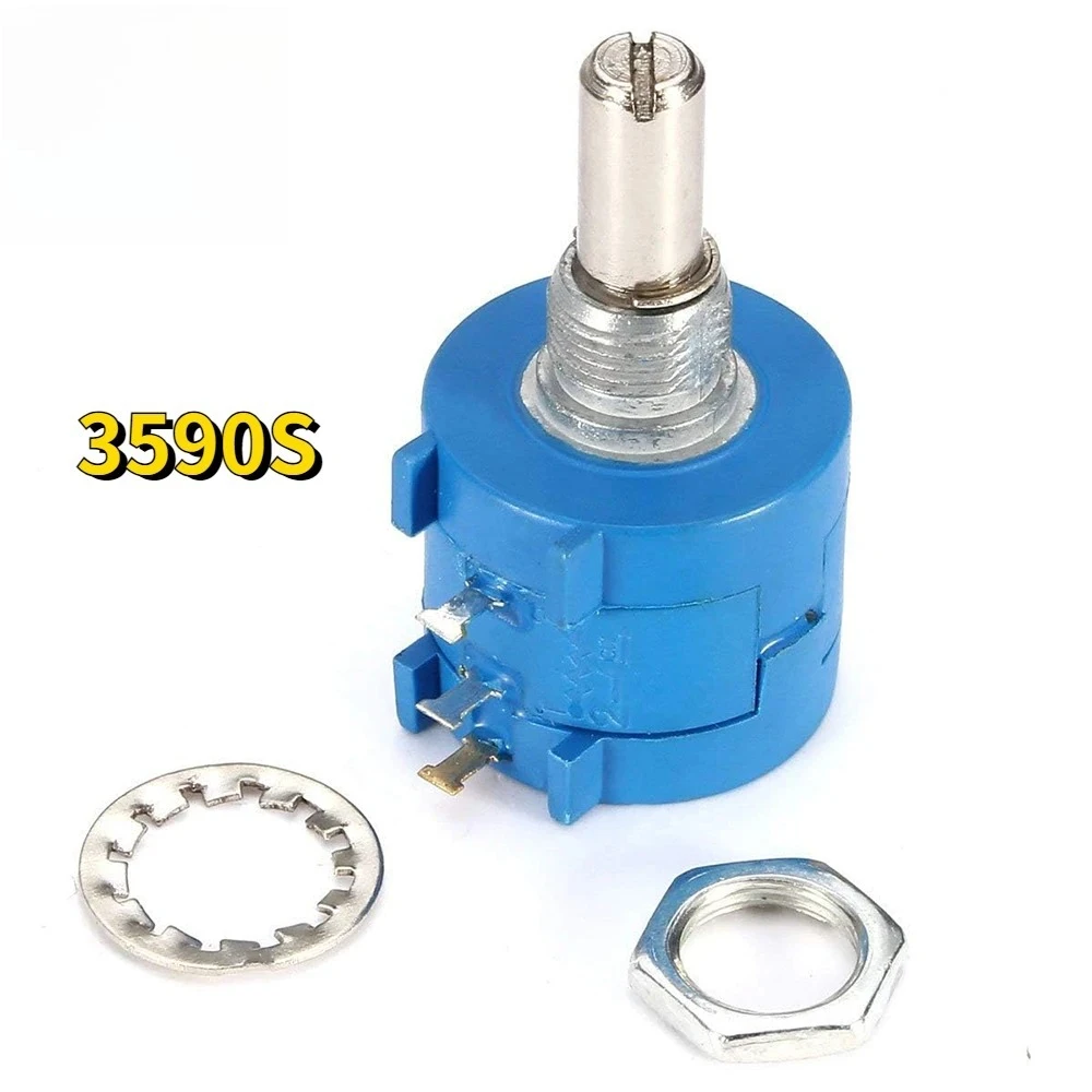 1PCS 3590S Precision Multiturn Potentiometer 100R 200R 2K 5K 10K 20K 50K 100K Ohm Adjustable Resistor