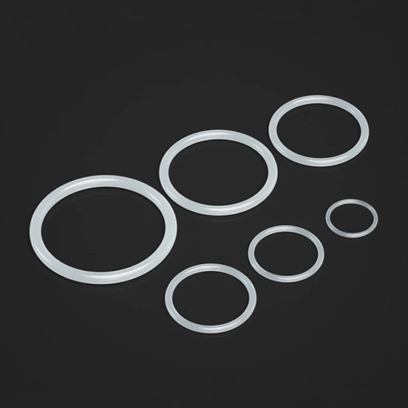 200Pcs Silicone O-Rings, 14mm OD, 10mm ID, 2mm Width, Seal Gasket White