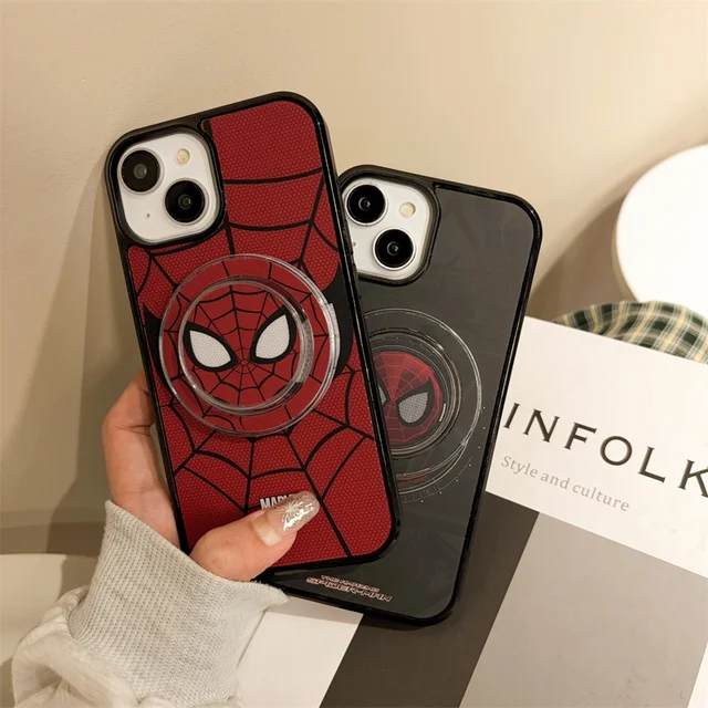 Cute Marvel Phone Case Cute Marvel Spider Man Holder Magnetic