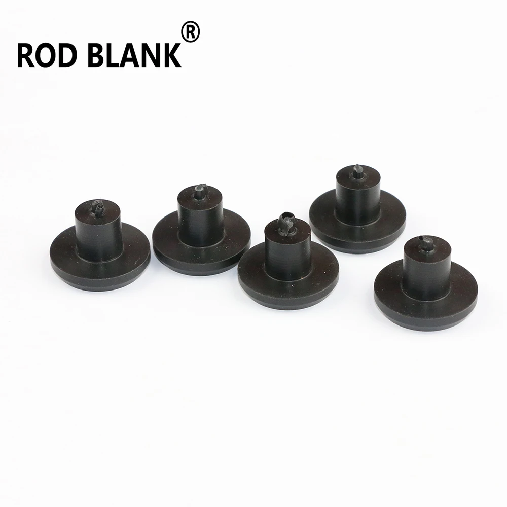 Rod Blank 5Pcs/Set Plastic Material Butt Cap Fishing Rod Building Accessory DIY Repair Component