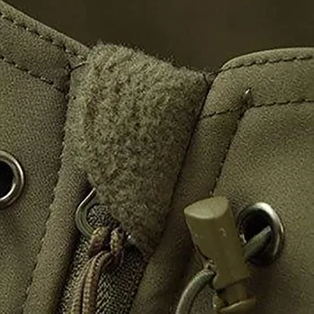 2024 Outdoor Men's Tactical Set Warm Shark Skin Set Mountaineering Suit Gloves Jacket T-shirt Pants Set for Spring Autumn Winter 5