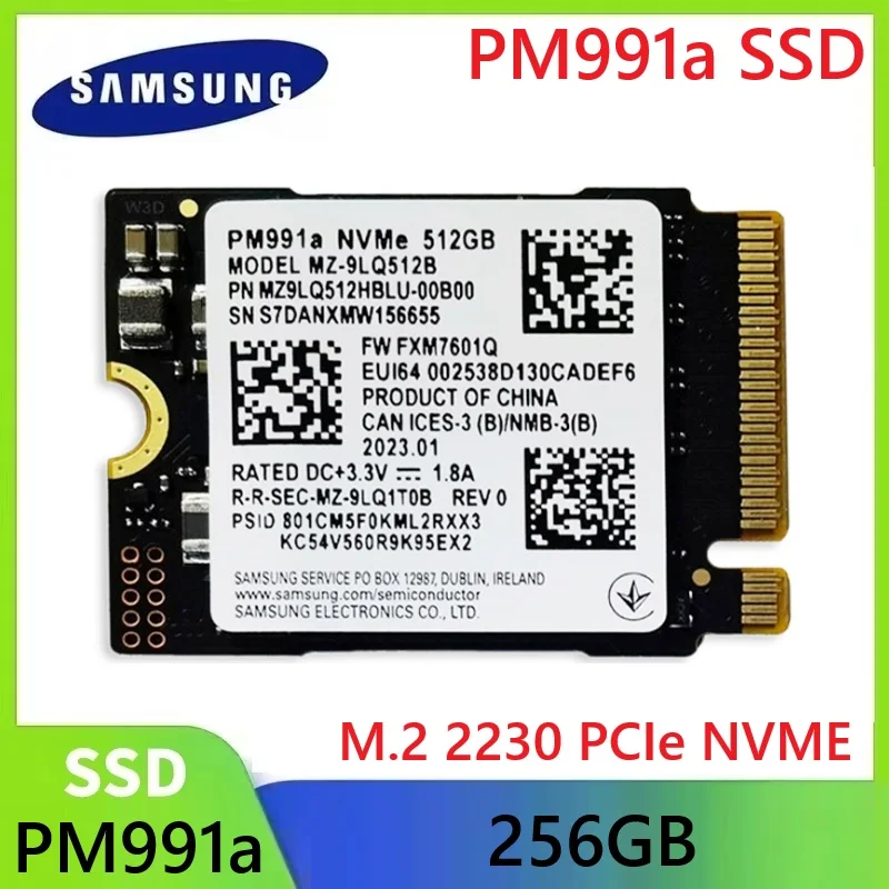 Samsung PM991/PM991a NVMe256GBSSD 10個セット Samsung PM991/PM991a NVMe256GBSSD 10個セット Samsung PM991a 1TB