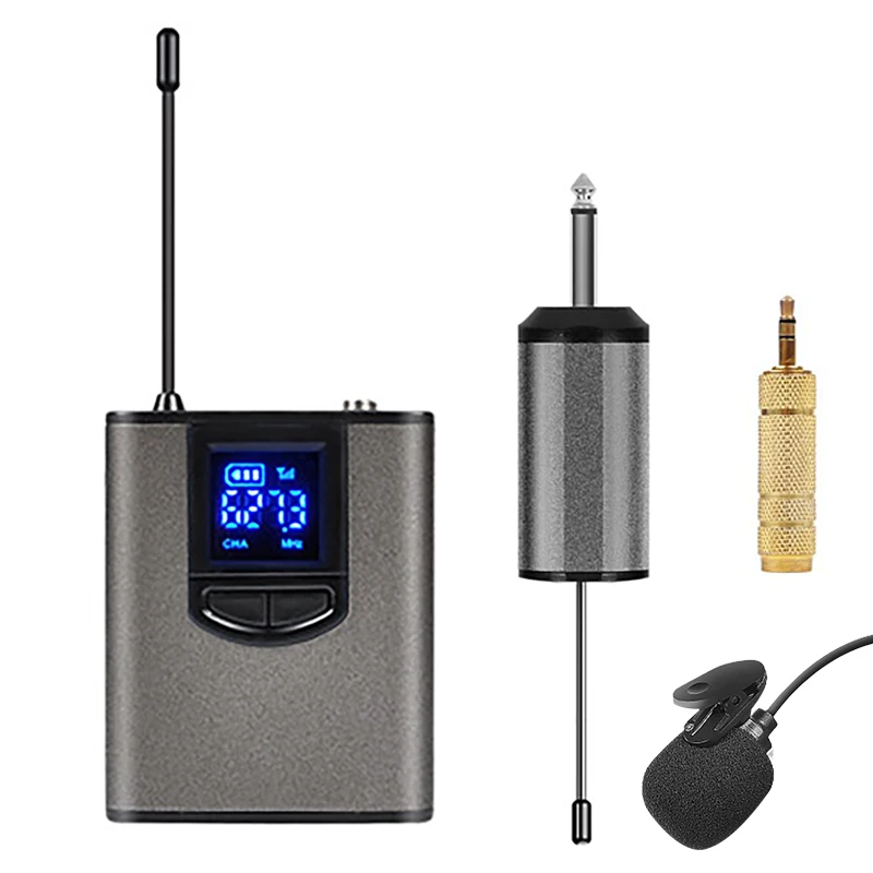 

UHF Speech Wireless Microphone Lapel Headset Mini Portable Receiver Transmitter Professional Public Speaking Plug And Play