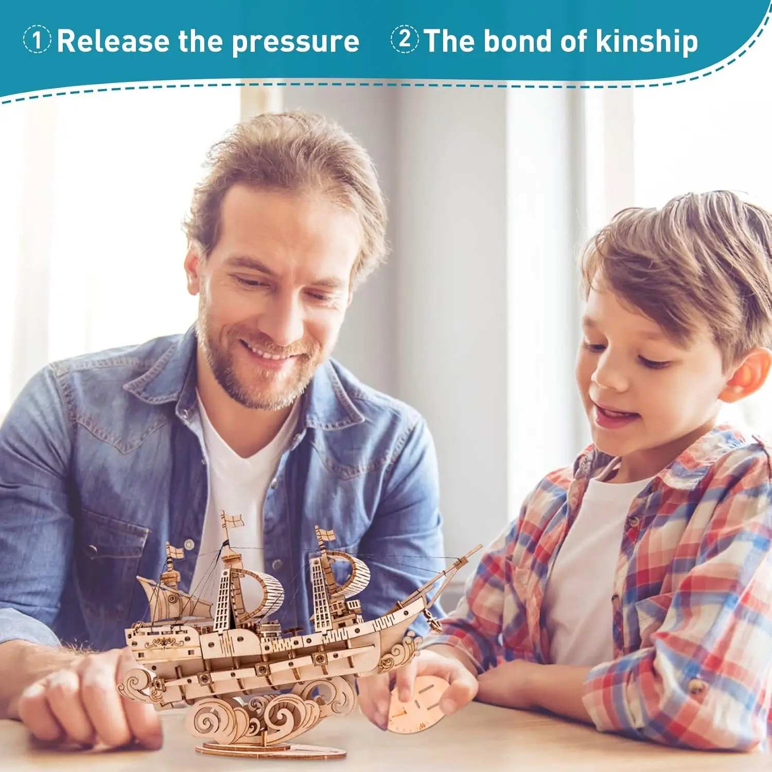DIY Wooden Ship Puzzle 6