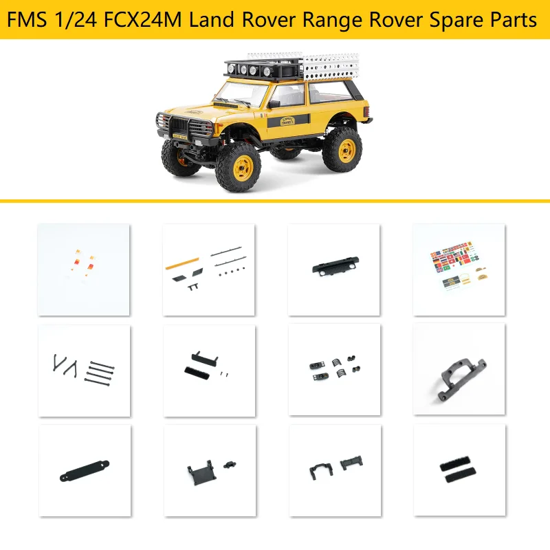 FMS FCX24M RC Car Parts - Steering Servo Saver Set For FCX24M Discovery/Range Rover/Defender Models