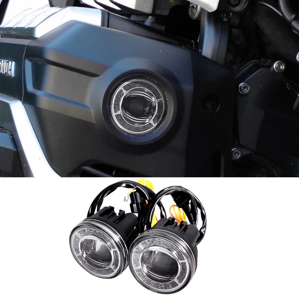 

For Honda Goldwing Tour GL1800 2018-2021 LED Fog Light Bracket with Button