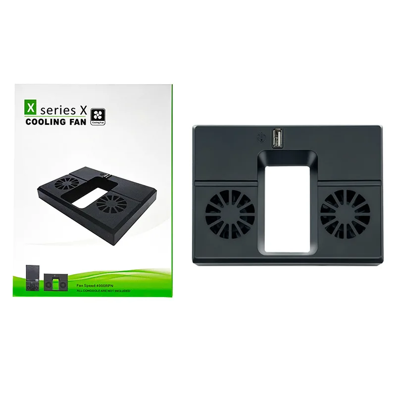 Cooling Fan Cooler For Xbox Series X Dual Console Controller Vertical Stand Usb Cooling Bracket For Xbox Series X Console
