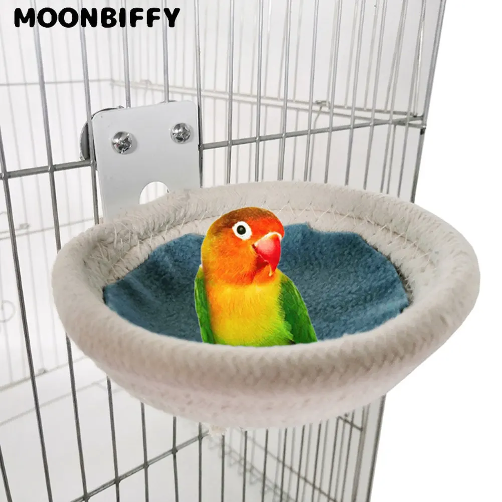 Pet Bird Parrot Cages New Warm Hut Tent Bed Hanging Cave for Sleeping