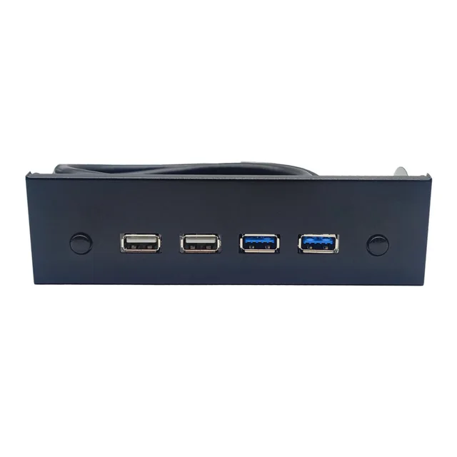 5.25インチデスクトップフロントパネル、2つのUSB 3.0 +デュアル