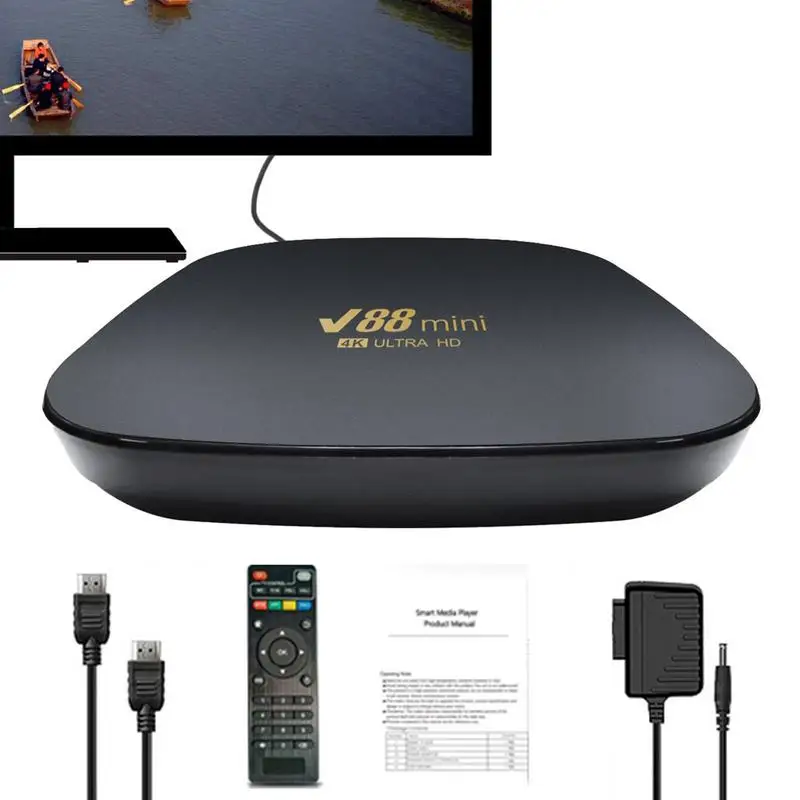 V88 – Mini Boîtier Smart Tv H3, Android 7.1, Multi-core, 8 Go + 2.4 Go,  Wifi 2.0g, Hdmi 128, 8k, Lecteur Multimédia Pour Home Cinéma - Set Top Box  - AliExpress