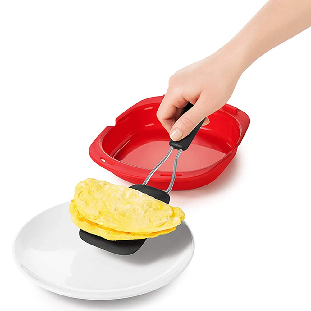 Egg Mold Microwave Oven Silicone Omelette Mold Cooking Accessories Silicone Omelette Maker Egg Pancake Mold for Egg Mcmuffins egg mold pancake maker omelette maker silicone cooking tools