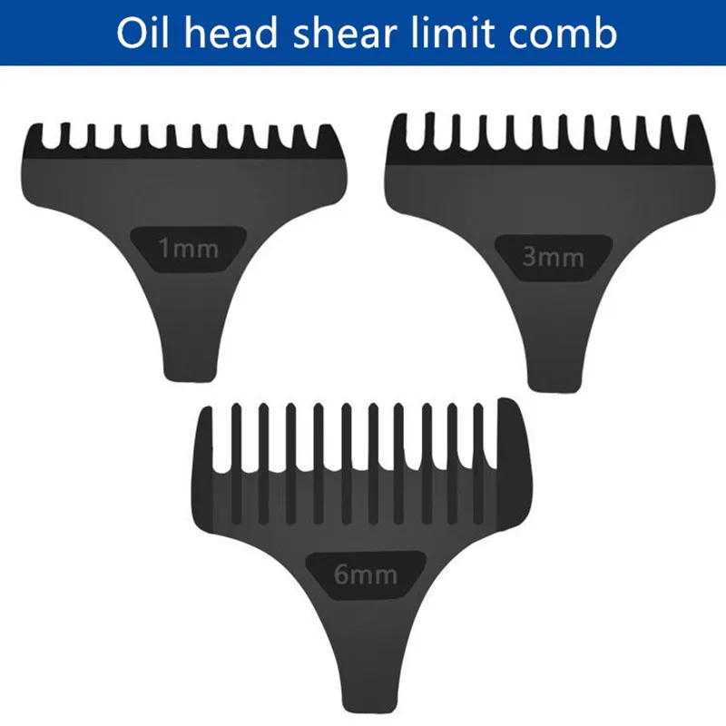 1Pcs 1/3/6mm Universal Hair Clipper Limit Combs Guide Guard Attachment Size Barber Replacement For Electric Hair Clipper Shaver 6 in 1 men s hair clipper set electric body hair trimmer beard shaver nose trimmer haircut kit engraving cutter guide combs fully washable usb rechargeable