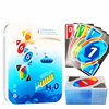 Family Fun Entertainment board game card Anti-cheating Uno brand PVC crystal plastic version including punishment party card 2