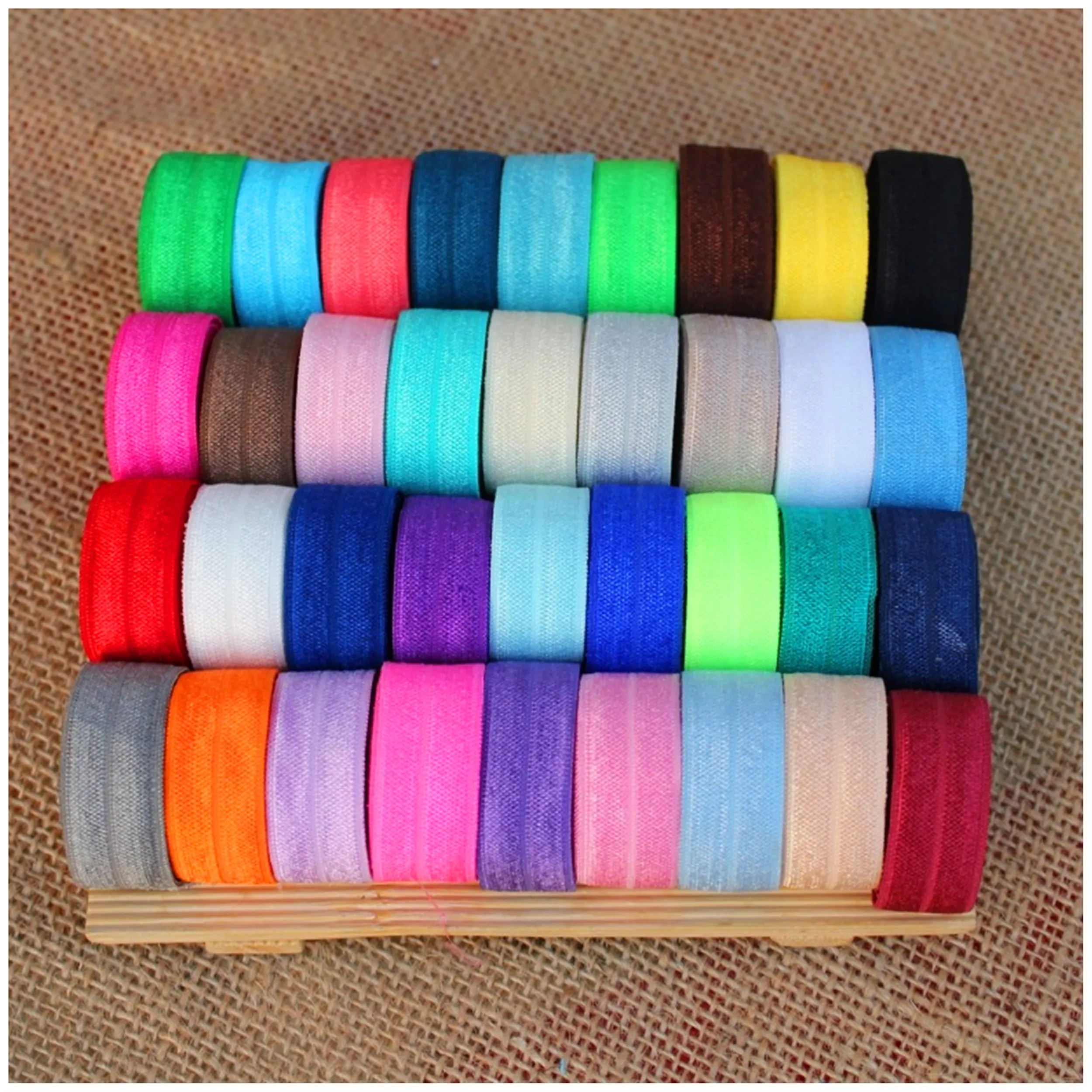 Versatile Satin Elastic Band for DIY Crafts, 15mm, 5/8 Width, Multiple Yard Options