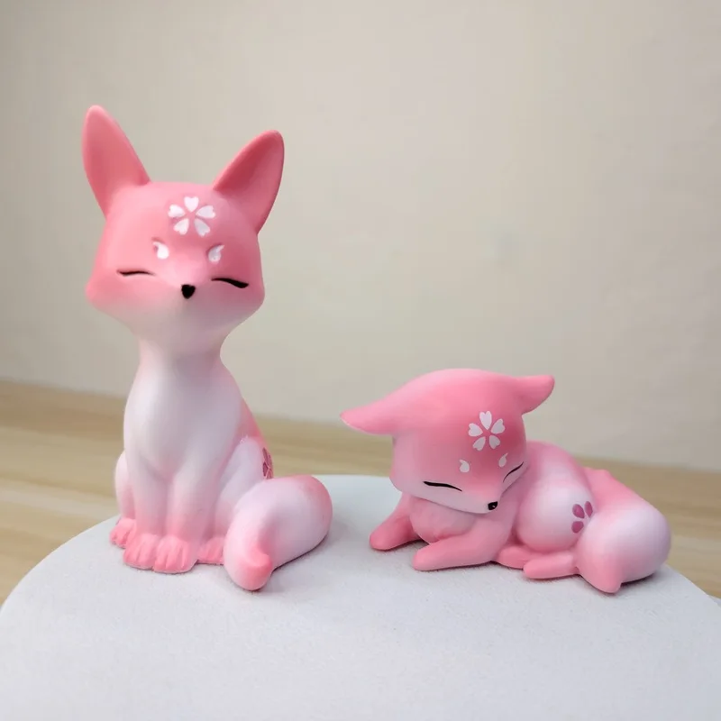 

Периферийная аниме-фигурка Genshin Impact Game, сидящая маленькая лисица, ия Мико, экшн-фигурка, Коллекционная модель, кукла, украшения, игрушки