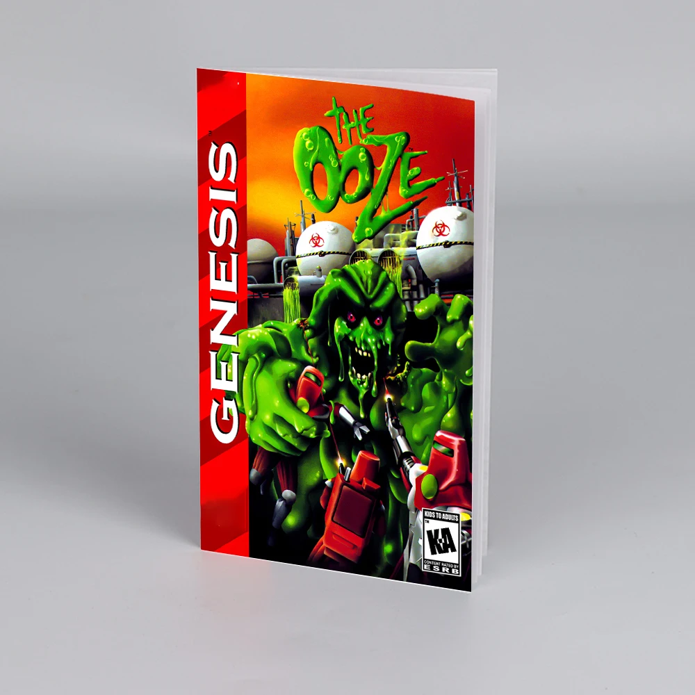 Game card Video game cartridge 16bit retro game cartridge for Ooze Sega Genesis Megadrive video game consoles