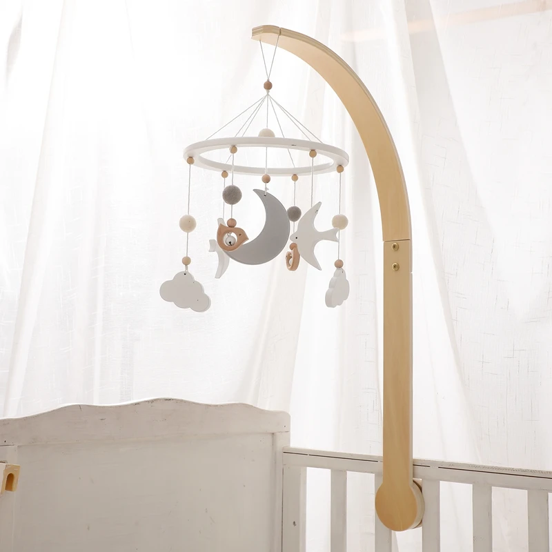 de madera para cama de bebé, para decoración de habitación de pájaros, cama fluida, accesorios para bebés, juguetes bebés| - AliExpress