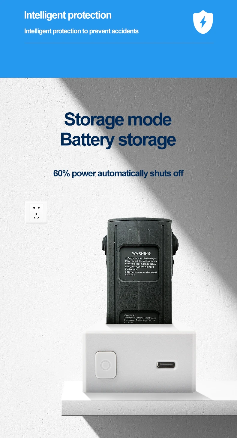 Description Picture 4 of itemCharging Manager Digital Display Color Screen Charger Hub For DJI Mavic 3/Pro/Classic/Cine Battery Charger Accessories