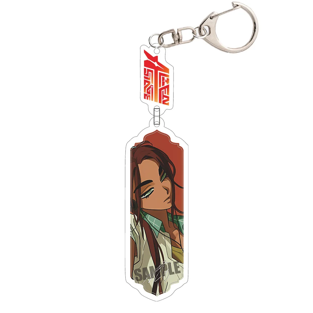 Kawaii Anime Cartoon Character Acrylic Keychain - Trendy Cosplay Bag Charm Accessory Gift