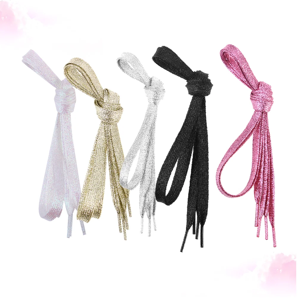 Рисунок 3 - Плоские шнурки с блестками