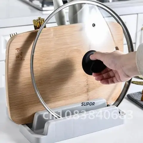 

Multifunctional Knife Holder Cutting Board Integrated Kitchen Supplies Storage Rack Chopsticks Pot Cover Knife Holder Pot Cover