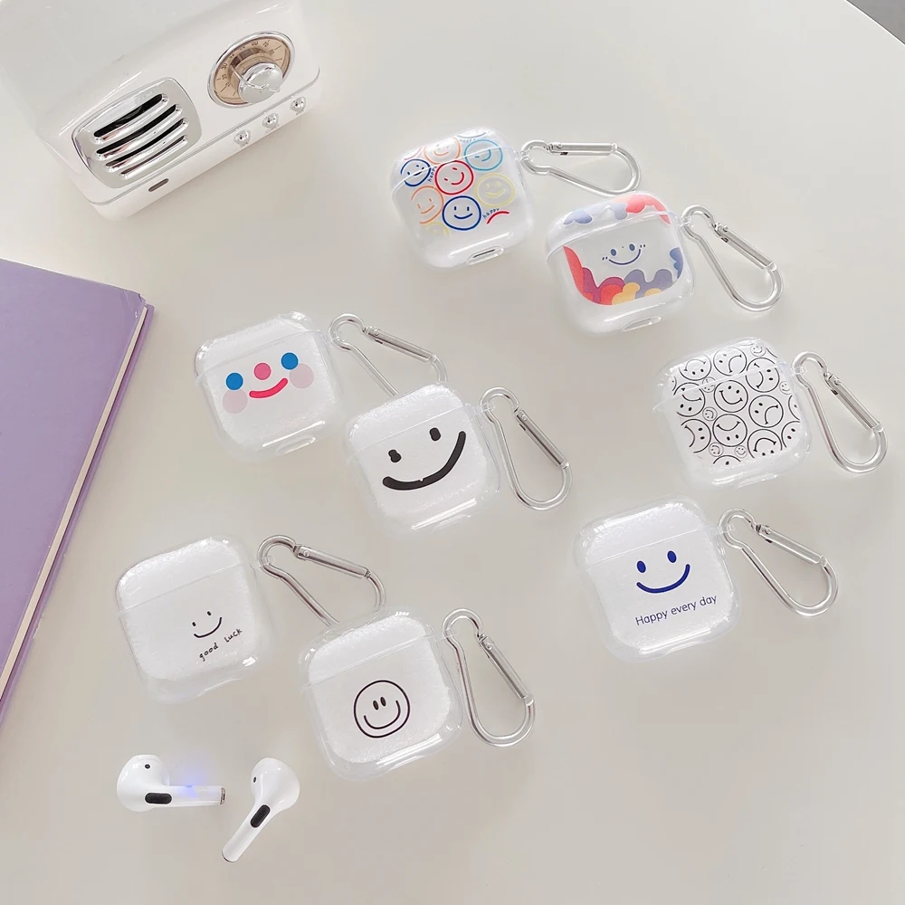 

Мягкий прозрачный силиконовый чехол для наушников Smile для Mini Pro 4 TWS Air Pro 4 5