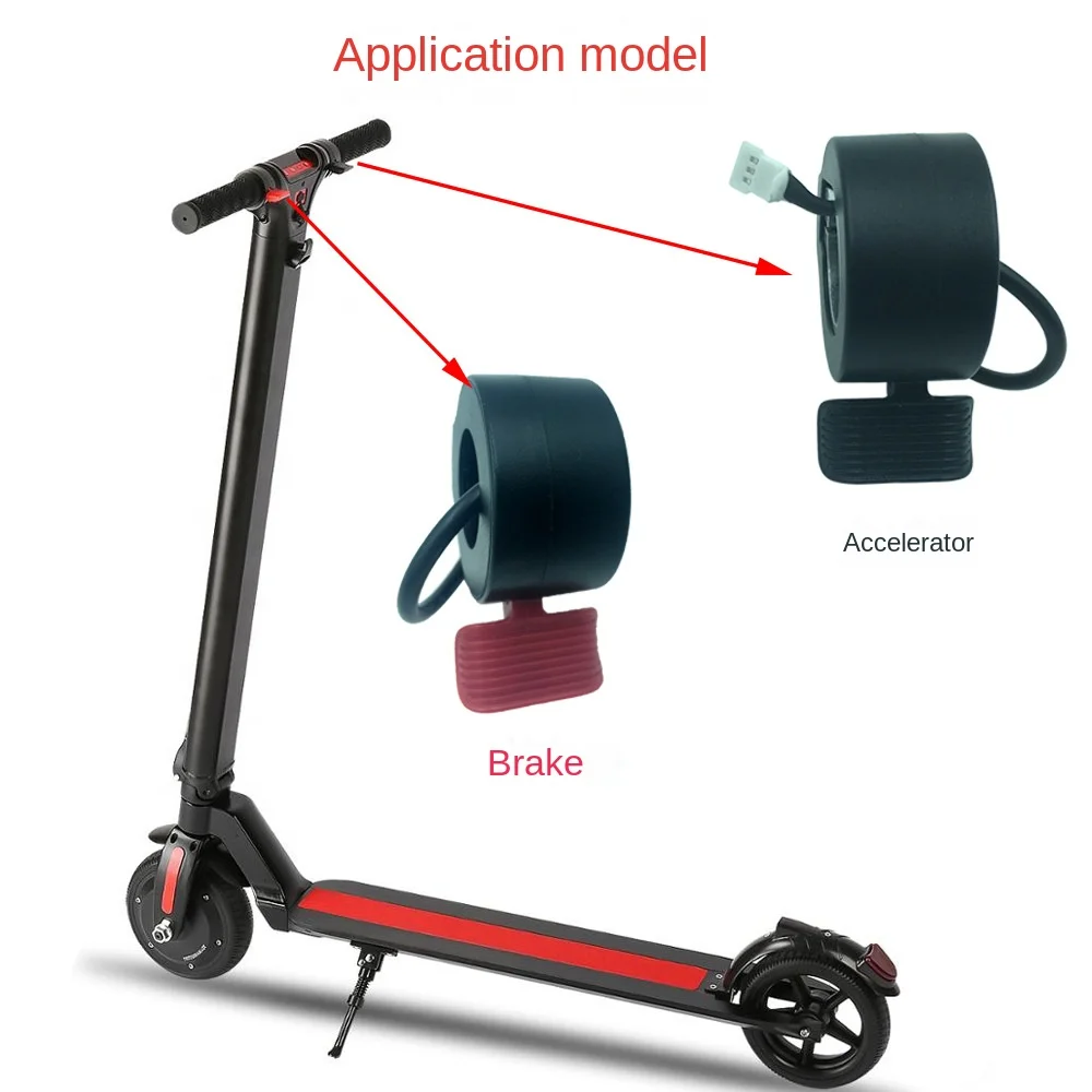 

Усилитель газа на палец для электрического скутера, Датчик Холла, ручка акселератора, напалечный тормоз, аксессуары для велосипедов