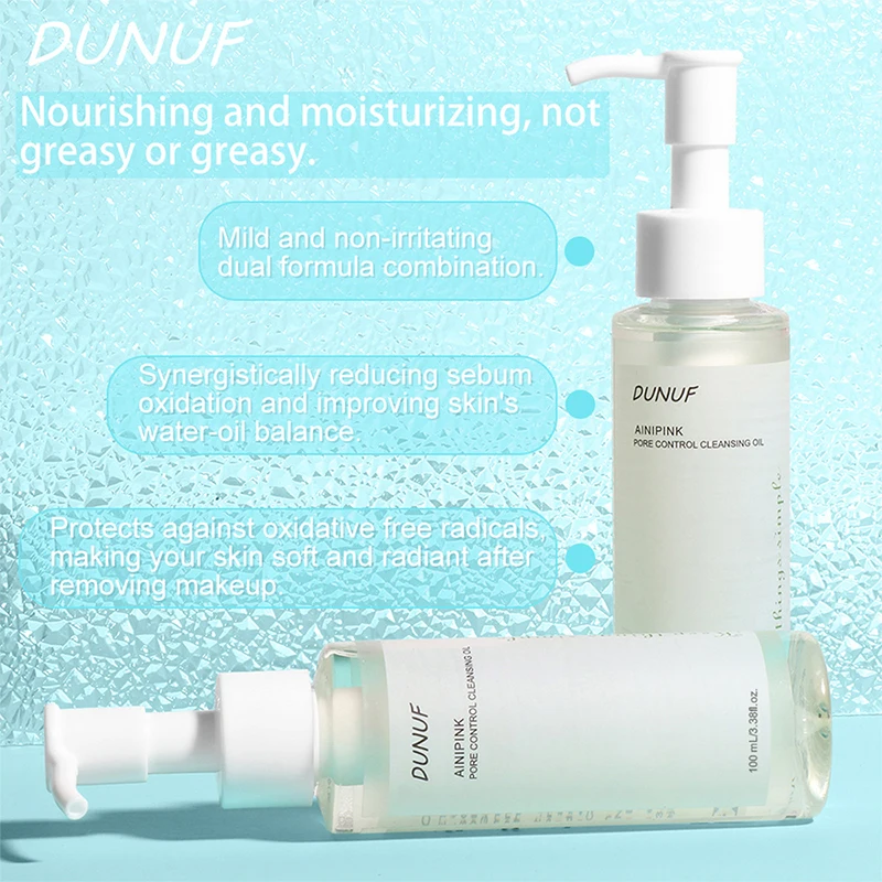 100ml facial cleansing oil professional makeup remover purifies pores deep cleansing soothe skin gentle without hurting the skin 6