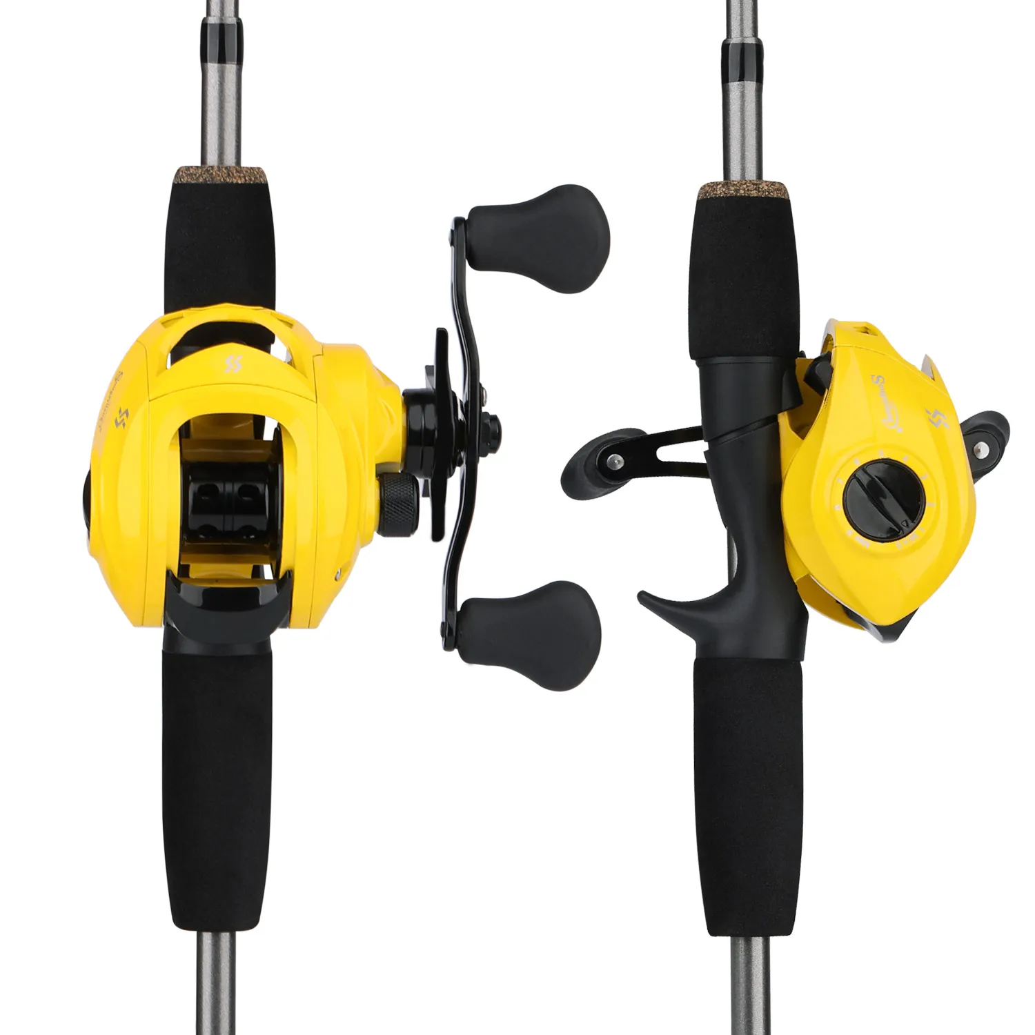 Description Picture 5 of itemSougayilang Fishing Rod and Reel Combo 7.1:1 High Speed Casting Reel and Ultralight Carbon Fiber Casting Rods Fishing Kit