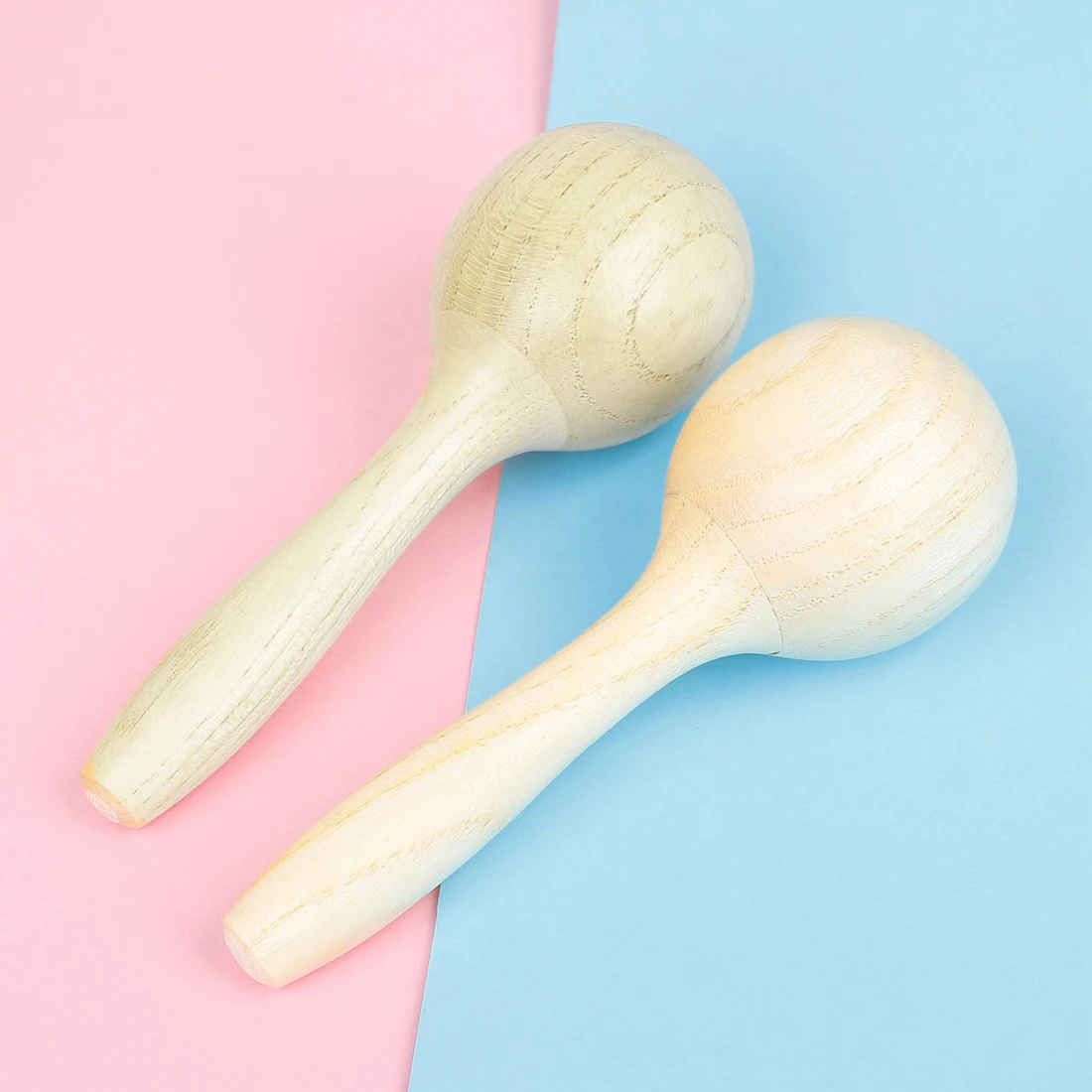 Orff Percussion Instrument Pair of Rhythm Sticks Finger Sand Tubes Single Stick Bell Wooden Sand Hammer Children Fun Gift