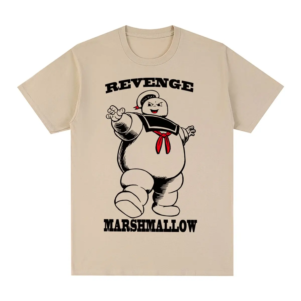 Ghostbusters Marshmallow Vintage T-Shirt Classic Attack Cotton Men T Shirt New Tee Tshirt Womens Tops