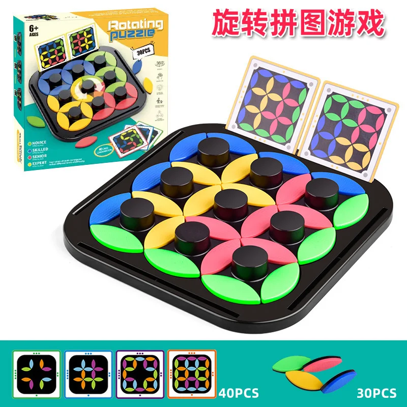 2024 Rotating Leaf Chess Logic Thinking Board Game Toy Parent Child Interactive Card Puzzle Toys Children's Birthday Gifts 6