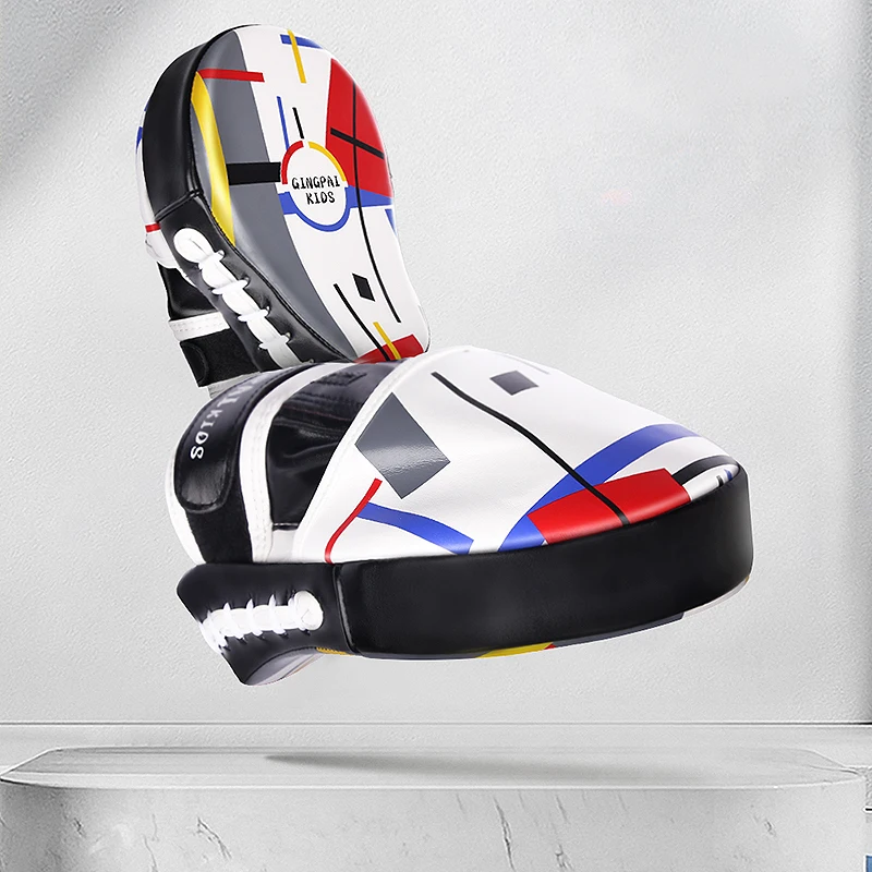 

Изогнутая боксерская ручная мишень из искусственной кожи с 5 пальцами, дышащие боксерские митенки, боксерская фокусировочная площадка для тренировок по боевым искусствам