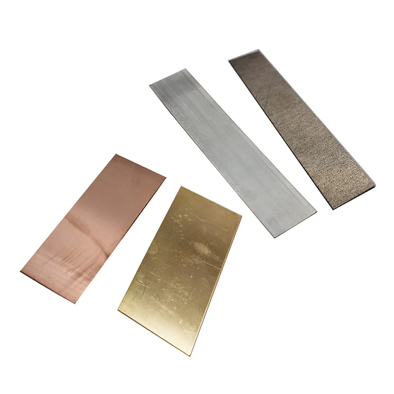 0.8x25x150mm Metal Plate Sheet Nickel Copper Brass Titanium Zinc