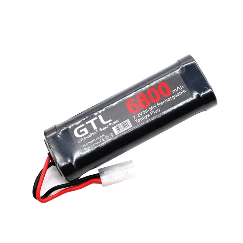 

100% New Original 7.2V Battery 6800mAh Ni-MH Batteries Pack for RC Car Truck Buggy Boat Tank Ni-Mh Baterias Gray Supper Power